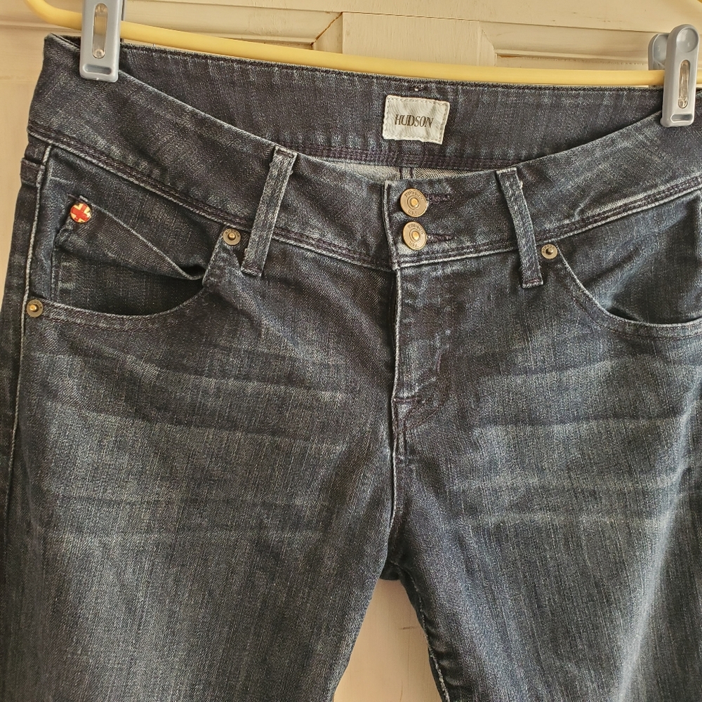SOLD Hudson Jeans Beth Crop Baby Boot Jeans - Picture 3 of 8